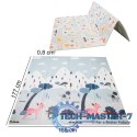 Mata edukacyjna piankowa dwustronna składana ulica las 177 x 158 cm