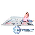 Mata edukacyjna piankowa dwustronna składana ulica las 177 x 158 cm