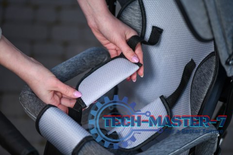 Rowerek Trójkołowy Trike Fix 3w1 z daszkiem obracany regulowany spacerówka prowadnik pasy V3 szary Rowerek Trójkołowy Trike Fix 3w1 z daszkiem obracany regulowany spacerówka prowadnik pasy V3 szary
