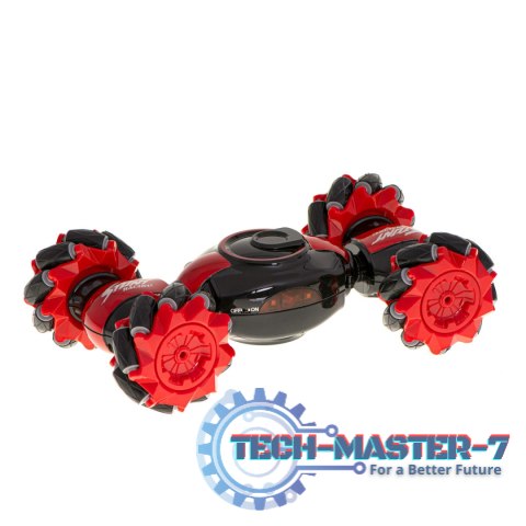 Samochód zdalnie sterowany na pilota RC Speed Pioneer Stunt Car 360 czerwony Samochód zdalnie sterowany na pilota RC Speed Pioneer Stunt Car 360 czerwony