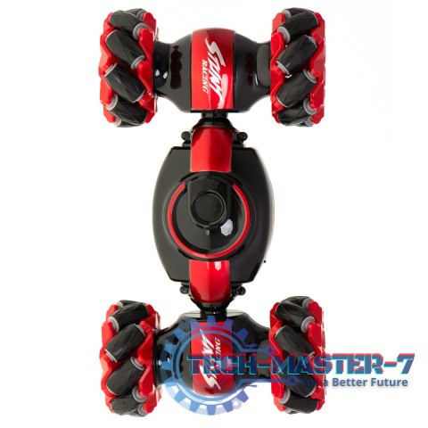 Samochód zdalnie sterowany na pilota RC Speed Pioneer Stunt Car 360 czerwony Samochód zdalnie sterowany na pilota RC Speed Pioneer Stunt Car 360 czerwony