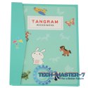 Tangram książeczka magnetyczna układanka montessori klocki gra logiczna 3D