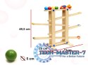 Tor kulkowy drewniany kulodrom montessori XXL