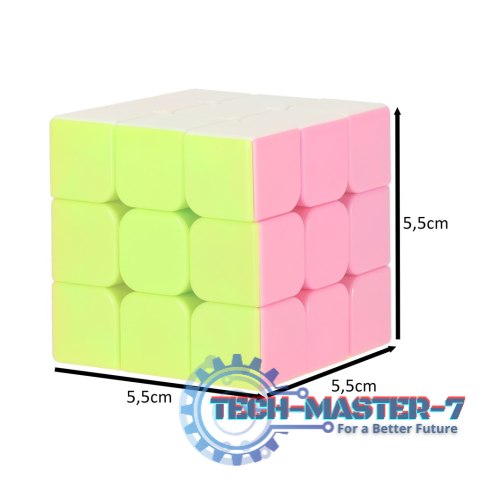Gra logiczna Kostka łamigłówka 3x3x3 neon Gra logiczna Kostka łamigłówka 3x3x3 neon
