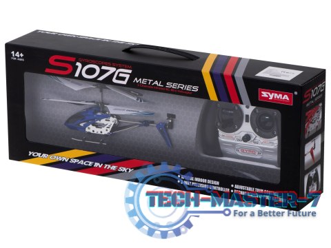 Helikopter zdalnie sterowany na pilota RC SYMA S107G niebieski Helikopter zdalnie sterowany na pilota RC SYMA S107G niebieski