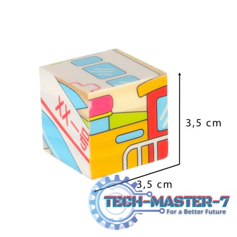 Klocki drewniane edukacyjne puzzle układanka kostki Pojazdy 6w1 9el. Klocki drewniane edukacyjne puzzle układanka kostki Pojazdy 6w1 9el.