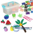 Magiczna piankolina masa plastyczna plastelina zestaw XL 24 kol BOX
