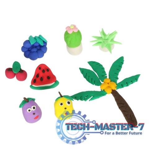 Magiczna piankolina masa plastyczna plastelina zestaw XL 24 kol BOX Magiczna piankolina masa plastyczna plastelina zestaw XL 24 kol BOX