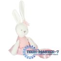 Maskotka pluszowa królik w różowej sukience 42cm
