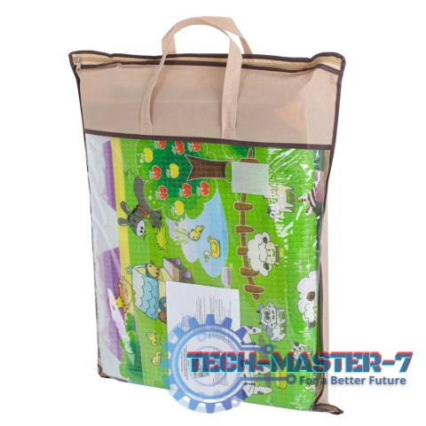 Mata edukacyjna piankowa dwustronna składana ZOO 200 x 180 x 1 cm Mata edukacyjna piankowa dwustronna składana ZOO 200 x 180 x 1 cm
