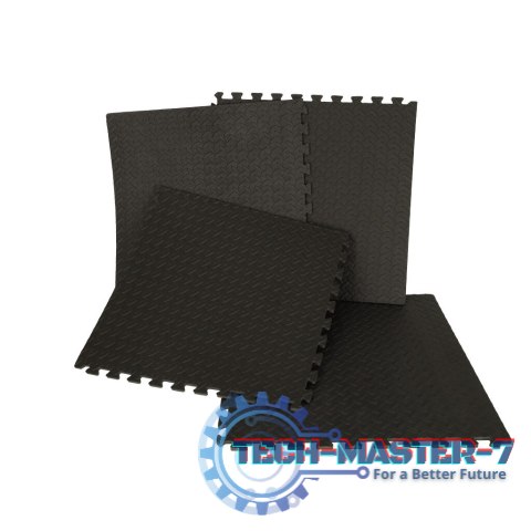 Mata edukacyjna piankowa puzzle czarny 60 x 60 cm 4 elementy Mata edukacyjna piankowa puzzle czarny 60 x 60 cm 4 elementy