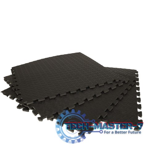Mata edukacyjna piankowa puzzle czarny 60 x 60 cm 4 elementy Mata edukacyjna piankowa puzzle czarny 60 x 60 cm 4 elementy