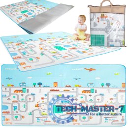Mata edukacyjna piankowa składana ulica 180 x 200