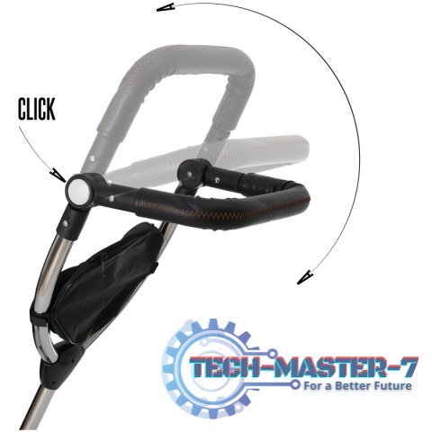 Rowerek Trójkołowy Trike Fix 3w1 z daszkiem obracany regulowany spacerówka prowadnik pasy V3 czarny Rowerek Trójkołowy Trike Fix 3w1 z daszkiem obracany regulowany spacerówka prowadnik pasy V3 czarny
