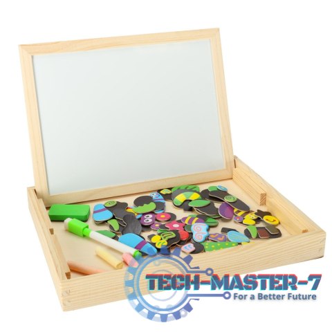 Tablica magnetyczna kredowa wielofunkcyjna ogród + kredka marker gąbka Tablica magnetyczna kredowa wielofunkcyjna ogród + kredka marker gąbka
