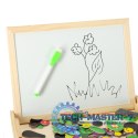 Tablica magnetyczna kredowa wielofunkcyjna ogród + kredka marker gąbka