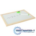 Tablica magnetyczna kredowa wielofunkcyjna ogród + kredka marker gąbka