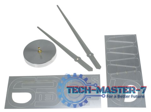 Zegar ścienny naklejany DIY regulowany duży 80-120cm srebrny 4 cyfry Zegar ścienny naklejany DIY regulowany duży 80-120cm srebrny 4 cyfry