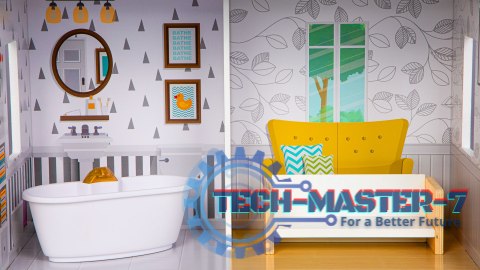 Domek dla lalek z meblami Rezydencja Grace ECOTOYS ECOTOYS Domek dla lalek z meblami Rezydencja Grace ECOTOYS ECOTOYS
