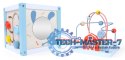 Drewniana kostka edukacyjna sorter +klocki ECOTOYS ECOTOYS