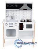 Drewniana kuchnia dla dzieci + dźwięki światełka ECOTOYS ECOTOYS
