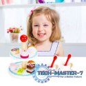 Drewniane ciastka cukiernia patera zestaw ECOTOYS ECOTOYS