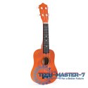 Gitara ukulele dla dzieci drewniana 4 struny nylonowe ECOTOYS ECOTOYS