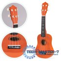 Gitara ukulele dla dzieci drewniana 4 struny nylonowe ECOTOYS ECOTOYS