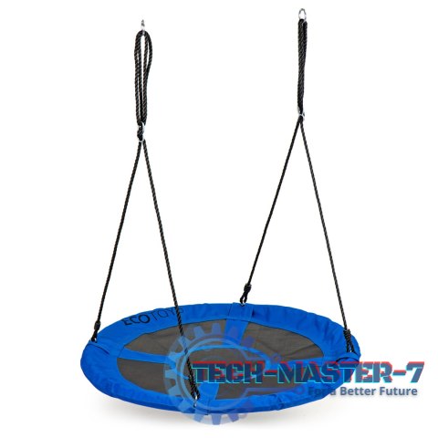 Huśtawka ogrodowa bocianie gniazdo 100cm ECOTOYS niebieska ECOTOYS Huśtawka ogrodowa bocianie gniazdo 100cm ECOTOYS niebieska ECOTOYS