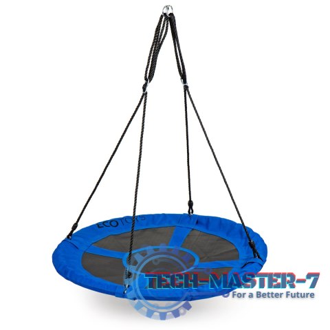 Huśtawka ogrodowa bocianie gniazdo 100cm ECOTOYS niebieska ECOTOYS Huśtawka ogrodowa bocianie gniazdo 100cm ECOTOYS niebieska ECOTOYS