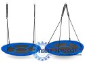 Huśtawka ogrodowa bocianie gniazdo 100cm ECOTOYS niebieska ECOTOYS