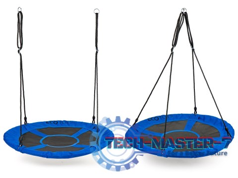 Huśtawka ogrodowa bocianie gniazdo 100cm ECOTOYS niebieska ECOTOYS Huśtawka ogrodowa bocianie gniazdo 100cm ECOTOYS niebieska ECOTOYS