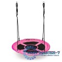 Huśtawka ogrodowa bocianie gniazdo 100cm ECOTOYS różowa ECOTOYS