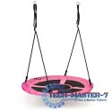 Huśtawka ogrodowa bocianie gniazdo 100cm ECOTOYS różowa ECOTOYS