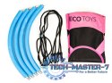 Huśtawka ogrodowa bocianie gniazdo 100cm ECOTOYS różowa ECOTOYS