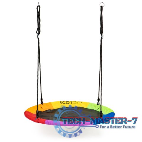 Huśtawka ogrodowa bocianie gniazdo 100cm ECOTOYS wielokolorowa ECOTOYS Huśtawka ogrodowa bocianie gniazdo 100cm ECOTOYS wielokolorowa ECOTOYS