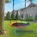 Huśtawka ogrodowa bocianie gniazdo 100cm ECOTOYS wielokolorowa ECOTOYS