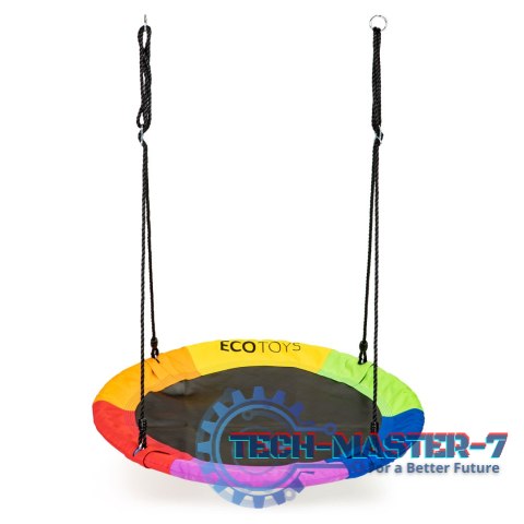 Huśtawka ogrodowa bocianie gniazdo 100cm ECOTOYS wielokolorowa ECOTOYS Huśtawka ogrodowa bocianie gniazdo 100cm ECOTOYS wielokolorowa ECOTOYS