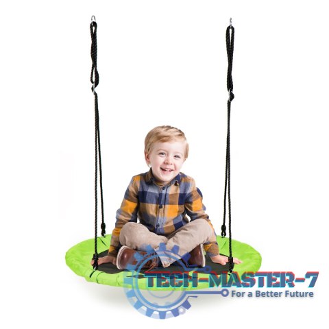 Huśtawka ogrodowa bocianie gniazdo 100cm ECOTOYS zielona ECOTOYS