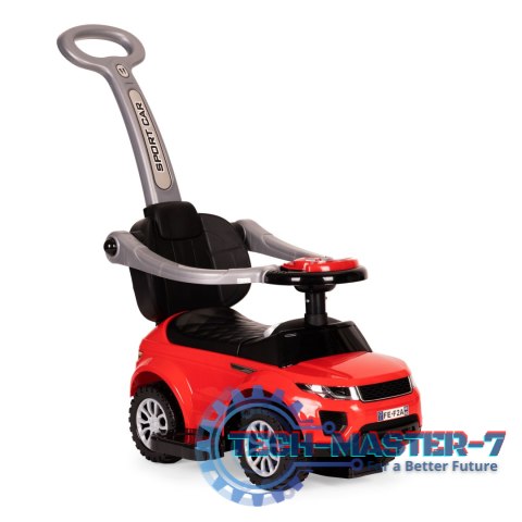 Jeździk chodzik pchacz 3w1 autko super car czerwony MULTISTORE Jeździk chodzik pchacz 3w1 autko super car czerwony MULTISTORE
