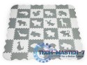 Mata piankowa z płotkiem puzzle suchy basen 36 elementów ECOTOYS ECOTOYS