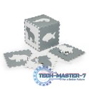 Mata piankowa z płotkiem puzzle suchy basen 36 elementów ECOTOYS ECOTOYS