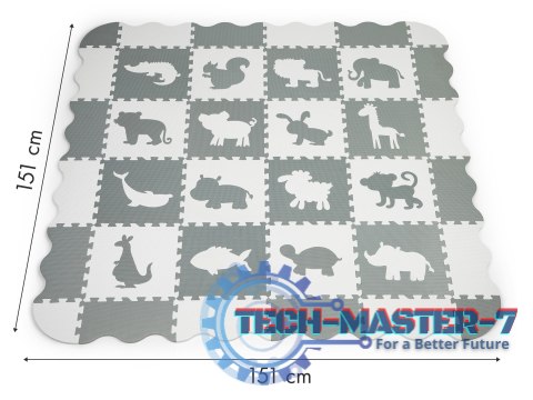 Mata piankowa z płotkiem puzzle suchy basen 36 elementów ECOTOYS ECOTOYS Mata piankowa z płotkiem puzzle suchy basen 36 elementów ECOTOYS ECOTOYS