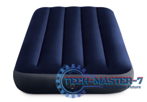 Materac dmuchany 191x76 cm łóżko do spania welurowy INTEX 64756 INTEX