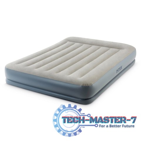 Materac dmuchany 203x152 cm do spania z pompką dwuosobowy INTEX 64118 INTEX Materac dmuchany 203x152 cm do spania z pompką dwuosobowy INTEX 64118 INTEX