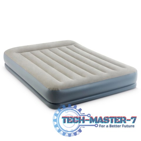 Materac dmuchany 203x152 cm do spania z pompką dwuosobowy INTEX 64118 INTEX Materac dmuchany 203x152 cm do spania z pompką dwuosobowy INTEX 64118 INTEX