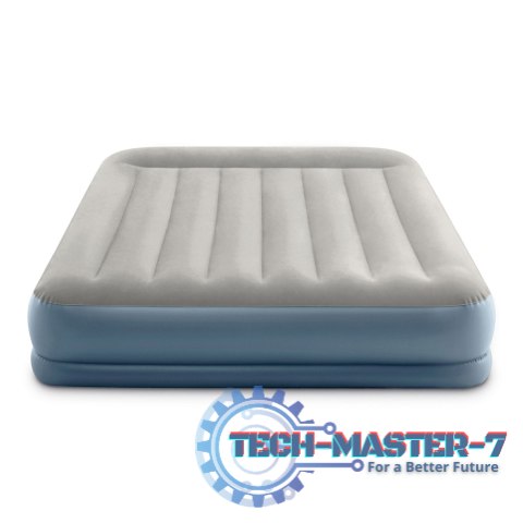 Materac dmuchany 203x152 cm do spania z pompką dwuosobowy INTEX 64118 INTEX Materac dmuchany 203x152 cm do spania z pompką dwuosobowy INTEX 64118 INTEX