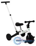 Rower trójkołowy biegowy 2w1 rączka do prowadzenia ECOTOYS ECOTOYS