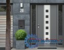 Skrzynka pocztowa listy stal galwanizowana ModernHome