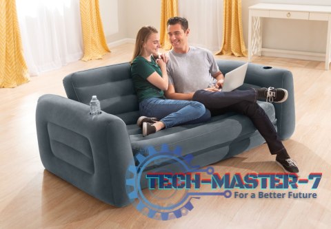 Sofa dmuchana rozkładana duże łóżko materac 2w1 INTEX 66552 INTEX Sofa dmuchana rozkładana duże łóżko materac 2w1 INTEX 66552 INTEX